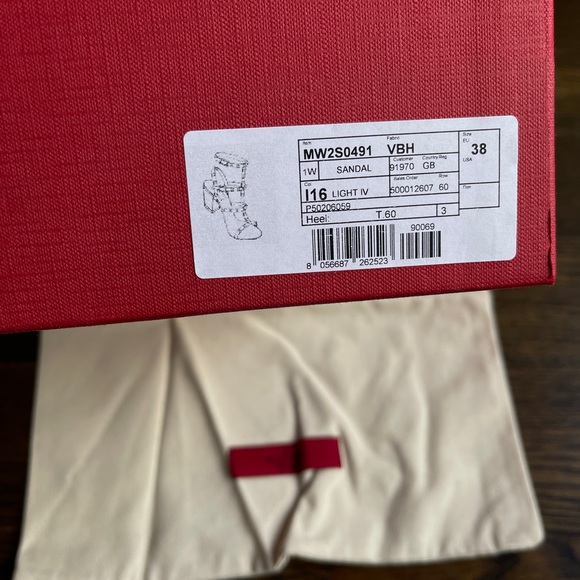 Valentino white rockstud Heeled sandals - Picture 3 of 6